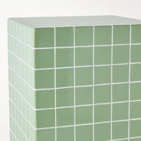 Tilly Green Tile Side Table