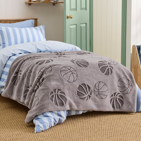 Estonia Grey Basketball Throw