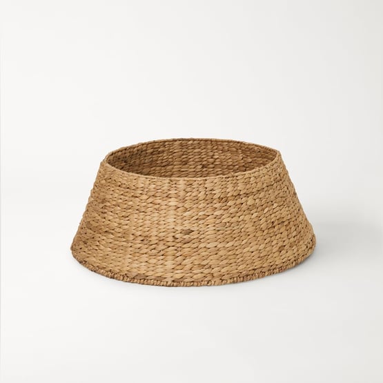 Natural Woven Christmas Tree Skirt