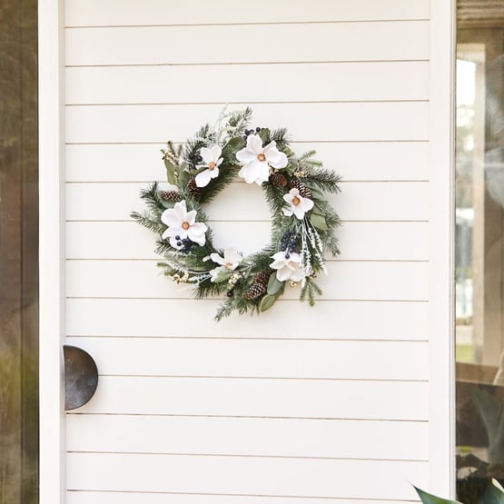 Magnolia & Berry Wreath