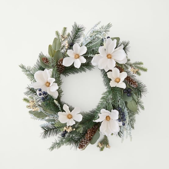 Magnolia & Berry Wreath