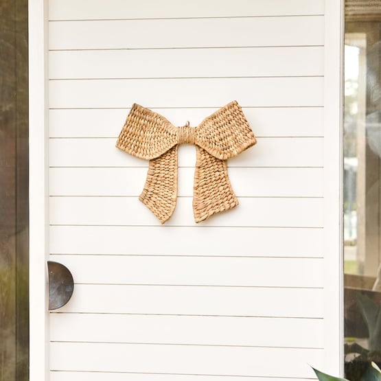 Natural Christmas Door Bow