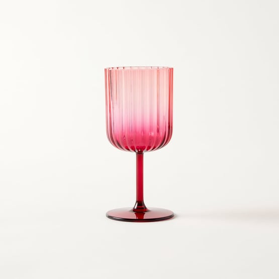Positano Red & Pink Wine Drinkware