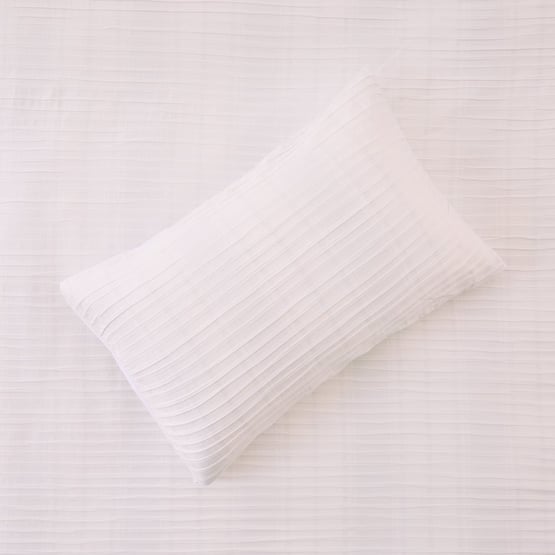 Clara White Quilt Cover Set