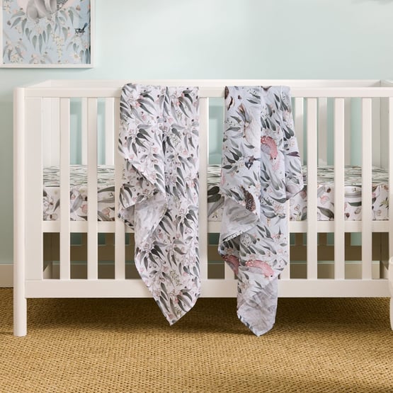 Fleur Harris Australian Friends Muslin Swaddle 2pk