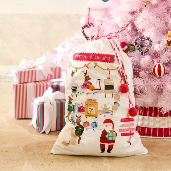 North Pole HQ Santa Sack