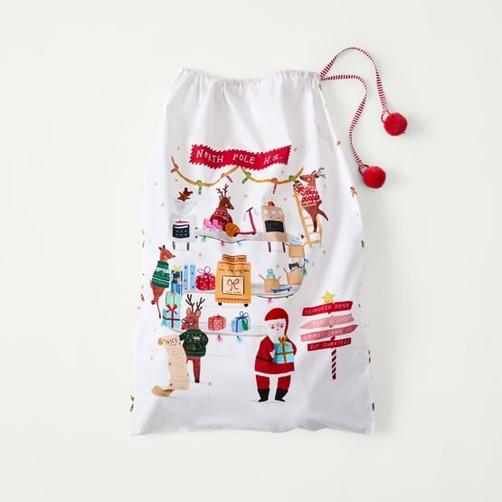 North Pole HQ Santa Sack