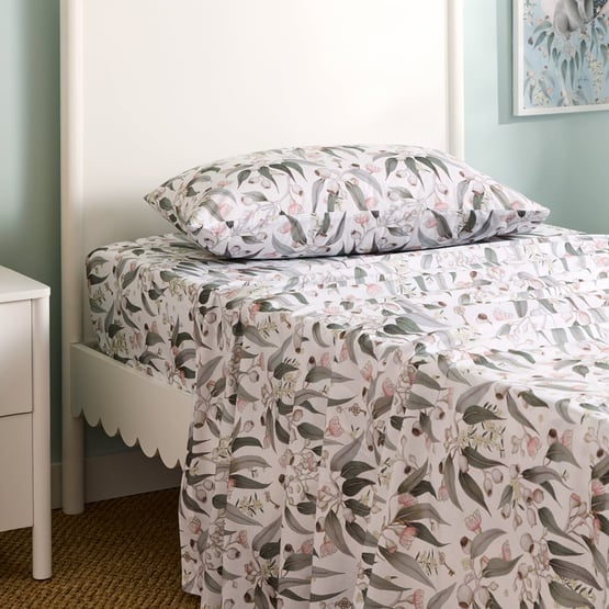 Fleur Harris Australian Friends Bush Blossom Sheet Set