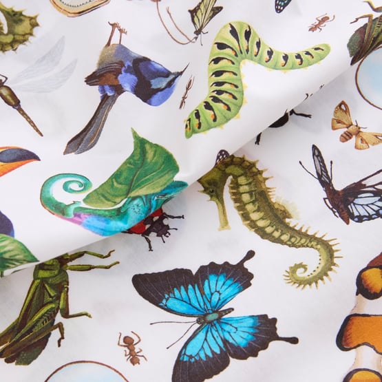 Fleur Harris Beautiful World I Spy Cot Sheet Set