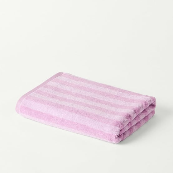 Sonny Lilac Stripe Towel Range