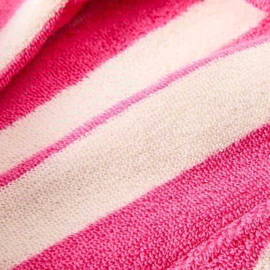 Whitehaven Pink Terry Textured Beach Robe
