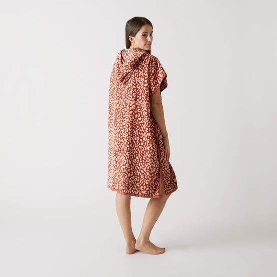Sorrento Leopard Hooded Beach Towel