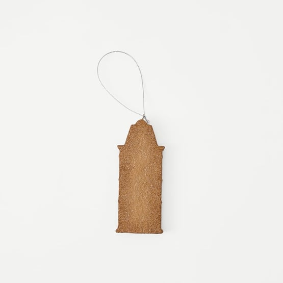 Gingerbread Brown & White House Decoration