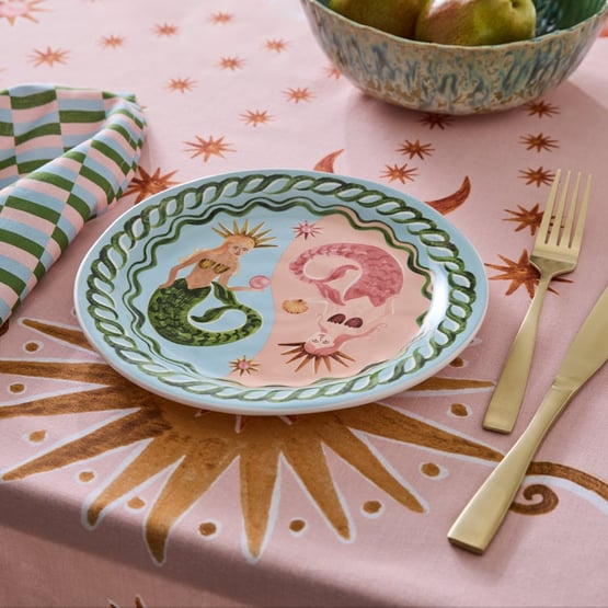 Buon Appetito Mermaid Ying & Yang Side Plate