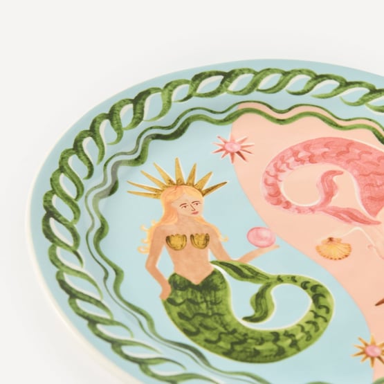Buon Appetito Mermaid Ying & Yang Side Plate