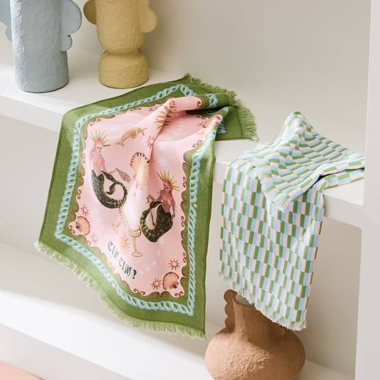 Buon Appetito Cin Cin Tea Towel Pack of 2