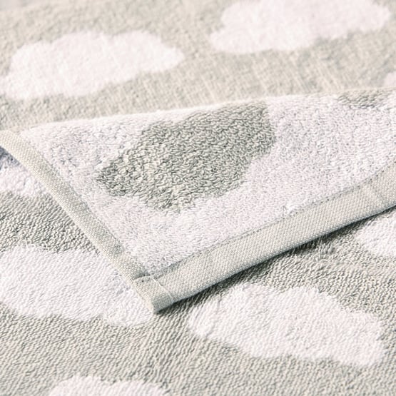 Cloud Dreams Grey Towel Range