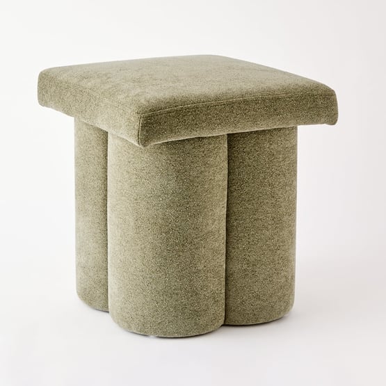 Coda Moss Green Ottoman