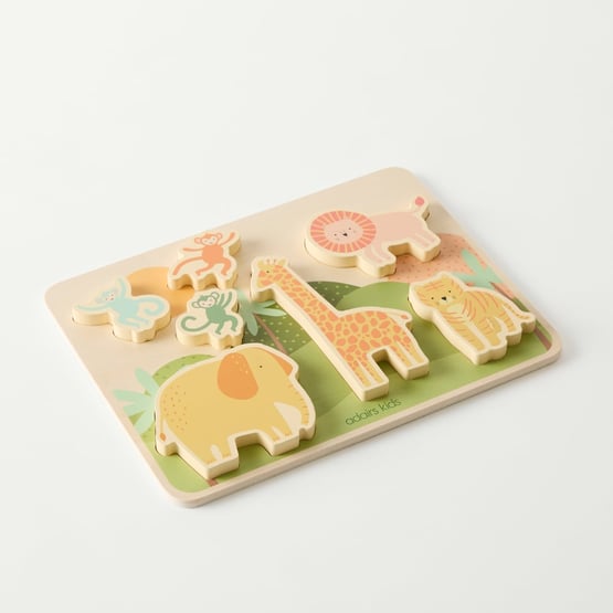Interactive Jungle Animal Puzzle