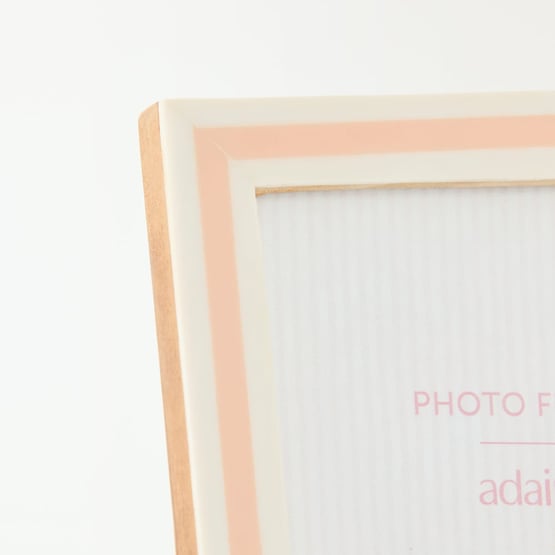 Capri Pink & White Stripe Photo Frame