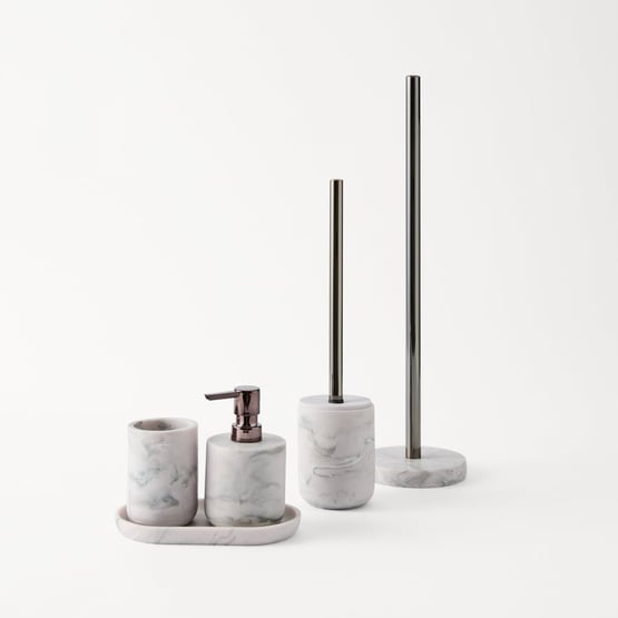 Orion Grey Marble Bathroom Accessories