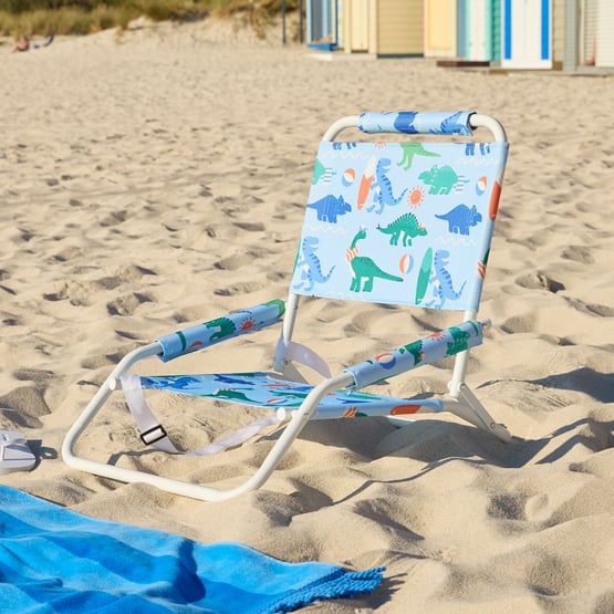 Dino Surf Printed Beach Chair
