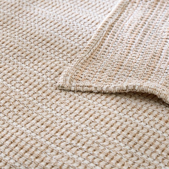 Bowie Tan & Natural Blanket