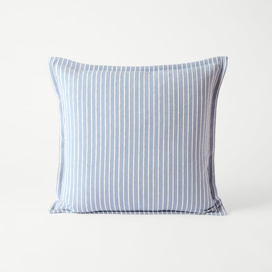 Raven Sky Blue Stripe Cushion