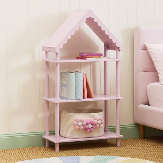 Sadie Lilac Scallop 3 Tier House Shelf