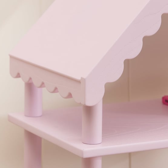 Sadie Lilac Scallop 3 Tier House Shelf