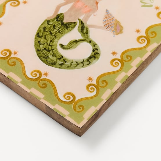 Sirena Mermaid Arch Timber Wall Art