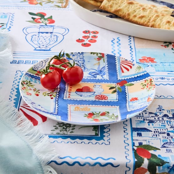 Amalfi Postcards Side Plate