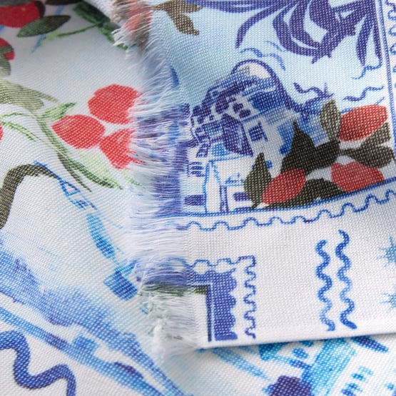 Amalfi Positano Postcard Tea Towel Pack of 2