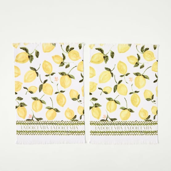 Sorrento La Dolce Vita Tea Towel Pack of 2