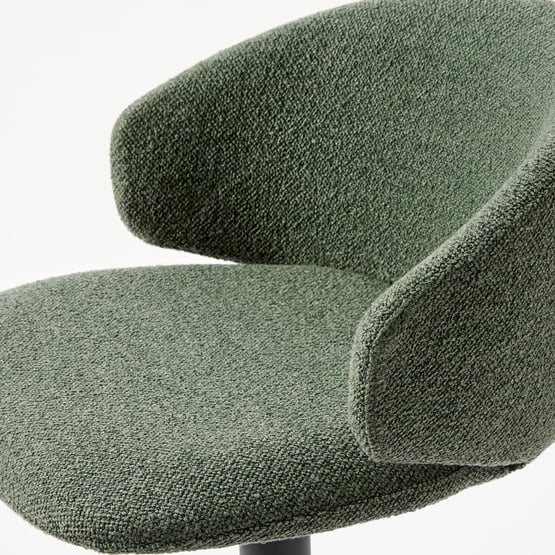 Kiel Sage Boucle Dining Stool