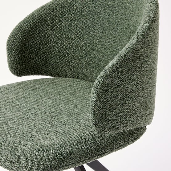 Kiel Sage Boucle Dining Chair