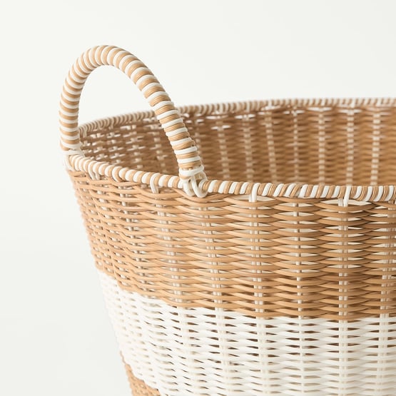 Eden Natural & White Wash Basket