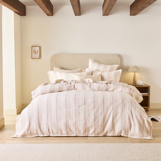 Oliver Natural Quilt Cover Set + Separates
