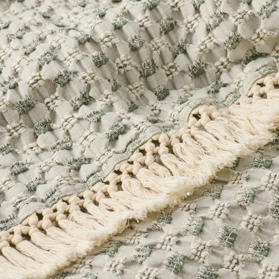 Byron Green Marle Waffle Throw
