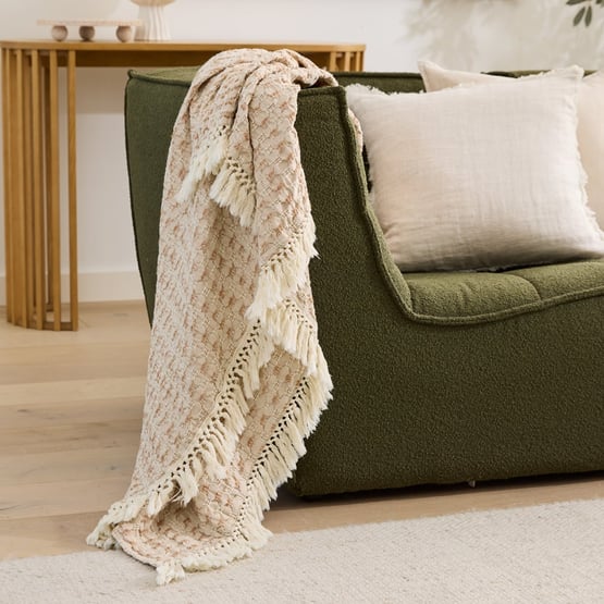 Byron Tan Marle Waffle Throw