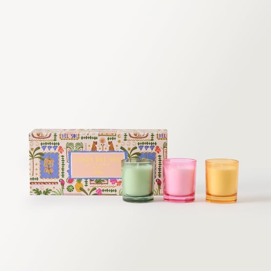 Gift Set of 3 Costa Del Sol Candles 90g	
