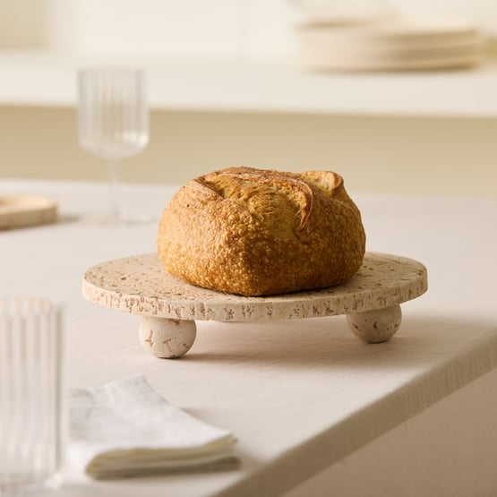 Lago Natural Round Footed Stand