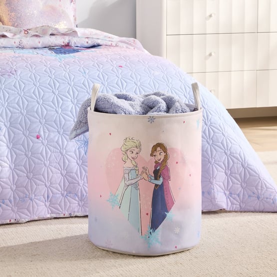 Disney Frozen Two Sisters One Heart Printed Basket
