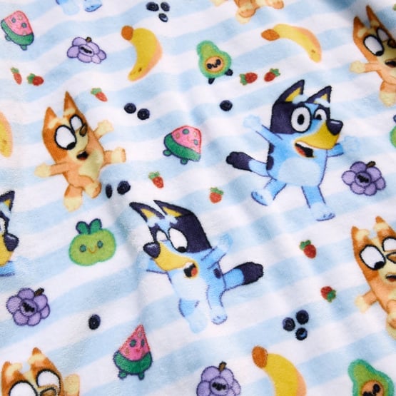 Bluey Play Time Printed Hooded Beach Towel