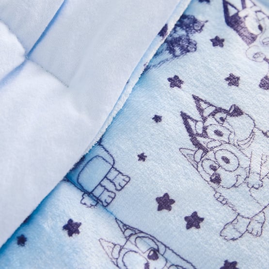 Bluey Play Time Super Cuddly Quilted Blanket
