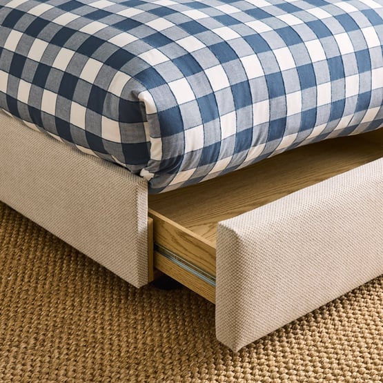 Lennox Natural Full Bed with Drawer