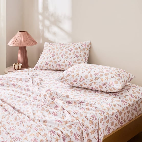 Sweet Dreams Beach Vibes Peach Sheet Set