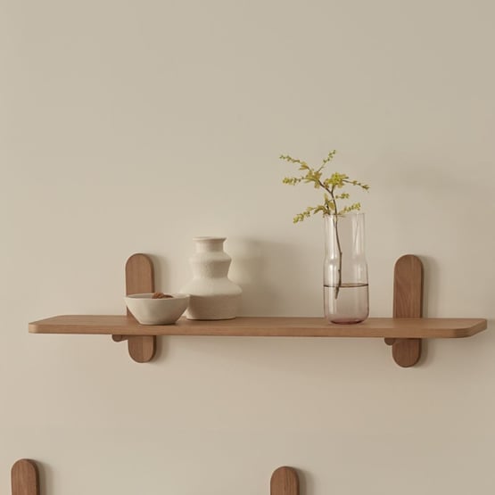 Boston Oak Wall Shelf