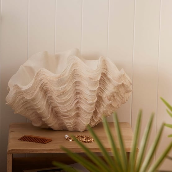 Marine Life Clam Statue